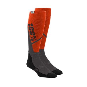496856996-Κάλτσες 100% Torque Comfort Πορτοκαλί/Μαύρο/Ανθρακί